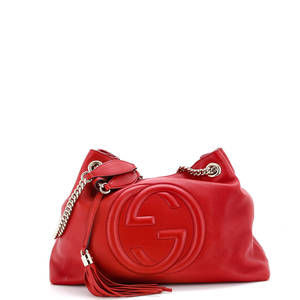 Gucci Medium Soho Chain Strap Shoulder Bag Leather